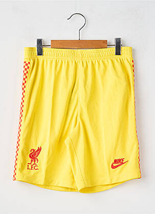 Short tissage popeline taille élastique jaune NIKE garçon