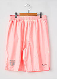 Short coupe droite taille élastique rose NIKE enfant