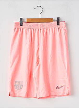 Short sérigraphie floquée taille élastique orange NIKE enfant