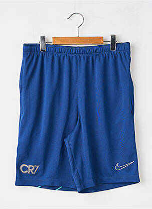 Short sport football taille élastique bleu NIKE garçon