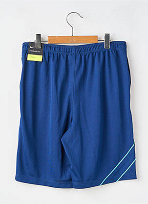 Short sport football taille élastique bleu NIKE garçon