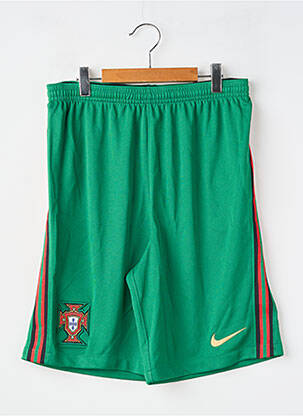 Short broderie taille élastique vert NIKE enfant