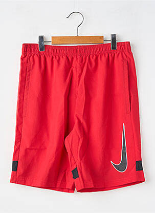 Short taille normale taille élastique rouge NIKE garçon