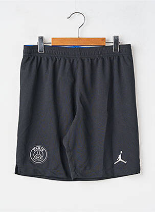 Short coupe droite taille élastique noir NIKE enfant