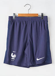 Short broderie taille élastique bleu NIKE enfant