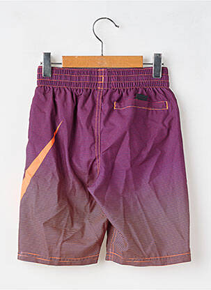 Short de bain imprimé rayures violet NIKE garçon