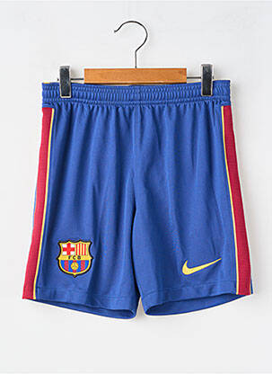 Short coupe droite taille élastique bleu NIKE enfant