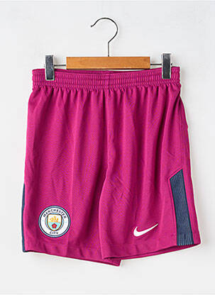 Short coupe droite taille élastique violet NIKE enfant