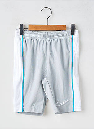 Short coupe droite taille élastique gris NIKE enfant