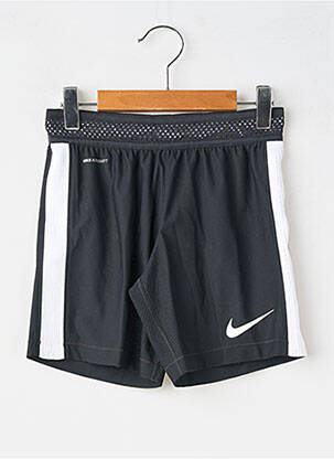 Short sport multisport taille élastique noir NIKE garçon