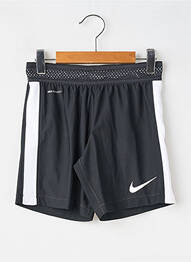 Short tissage popeline taille élastique noir NIKE garçon