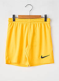 Short tissage popeline taille élastique jaune NIKE enfant