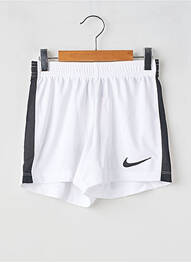 Short tissage popeline taille élastique blanc NIKE enfant