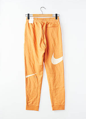 Jogging tissage jersey taille élastique orange NIKE garçon