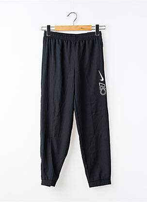 Jogging tissage jersey taille élastique noir NIKE garçon