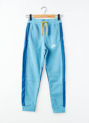 Jogging tissage jersey taille élastique bleu NIKE garçon