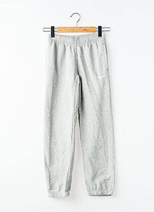 Jogging tissage chiné taille élastique gris NIKE garçon