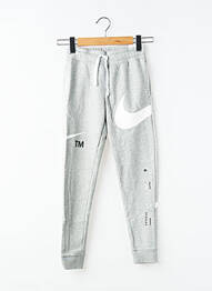 Jogging tissage chiné taille élastique gris NIKE garçon