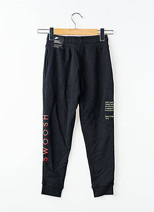 Jogging tissage jersey taille élastique noir NIKE garçon