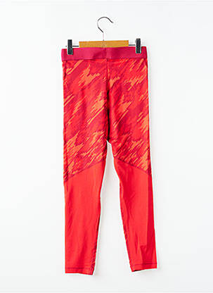 Legging sport multisport taille élastique orange NIKE fille