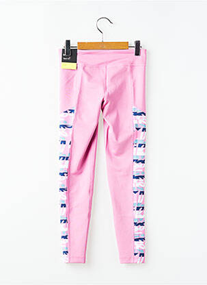 Legging sport multisport taille élastique rose NIKE fille