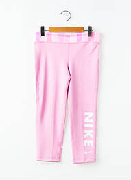 Legging sérigraphie taille élastique rose NIKE fille