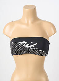 Haut de maillot de bain stretch haut bandeau noir NIKE femme