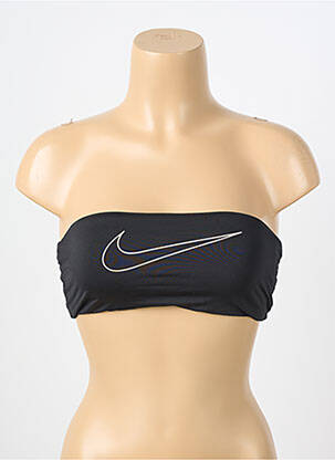 Haut de maillot de bain haut bandeau haut bandeau noir NIKE femme