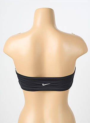 Haut de maillot de bain haut bandeau haut bandeau noir NIKE femme