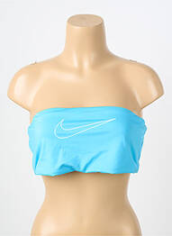 Haut de maillot de bain haut bandeau haut bandeau bleu NIKE femme