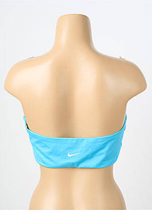 Haut de maillot de bain haut bandeau haut bandeau bleu NIKE femme