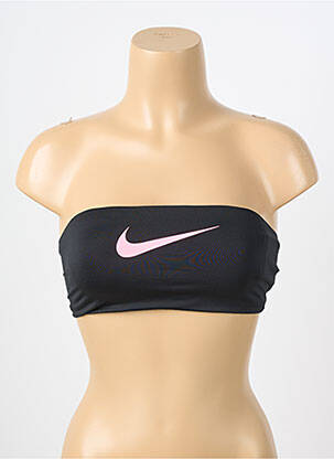 Haut de maillot de bain stretch haut bandeau noir NIKE femme