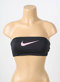 Haut de maillot de bain stretch haut bandeau noir NIKE femme