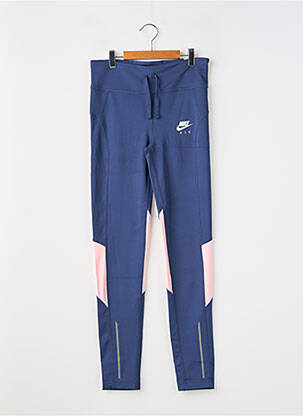 Legging sport multisport taille élastique bleu NIKE fille