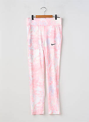 Legging sport multisport taille élastique rose NIKE fille