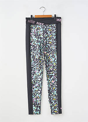 Legging sport multisport taille élastique noir NIKE fille