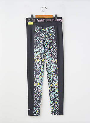 Legging sport multisport taille élastique noir NIKE fille