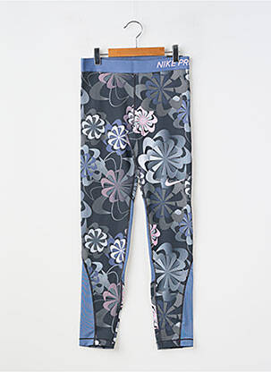 Legging stretch taille élastique bleu NIKE fille