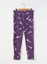 Legging stretch taille élastique violet NIKE fille