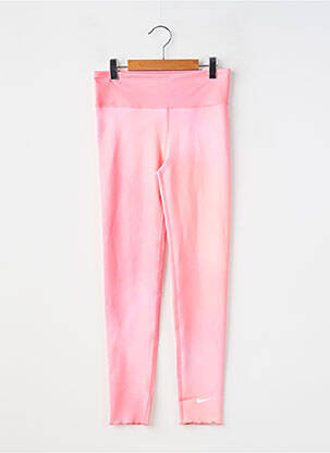 Legging sport multisport taille élastique rose NIKE fille