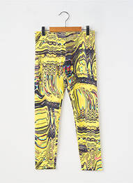 Legging stretch taille élastique jaune NIKE fille