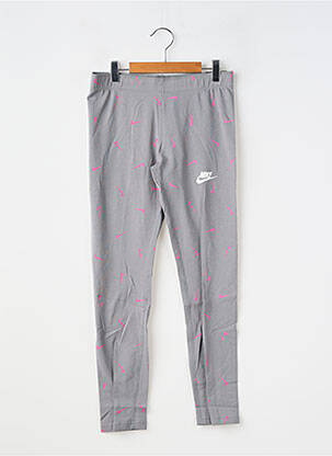 Legging imprimé fantaisie taille élastique gris NIKE fille