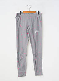 Legging sérigraphie taille élastique gris NIKE fille
