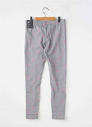 Legging imprimé fantaisie taille élastique gris NIKE fille