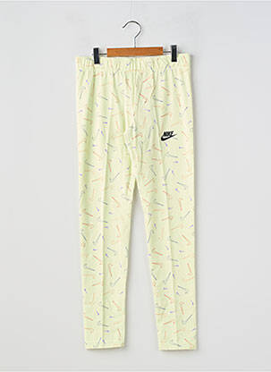 Legging imprimé fantaisie taille élastique jaune NIKE fille