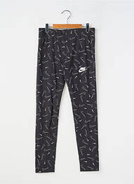 Legging stretch taille élastique noir NIKE fille