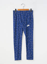 Legging stretch taille élastique bleu NIKE fille