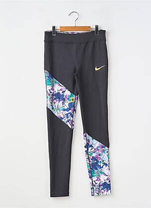 Legging stretch taille élastique noir NIKE fille