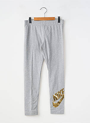 Legging stretch taille élastique gris NIKE fille