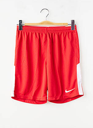 Short tissage popeline taille normale rouge NIKE homme